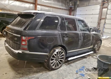 2016 Land Rover Range Rover Supercharged z USA, uszkodzony, nr VIN SALGS2EF9GA261156